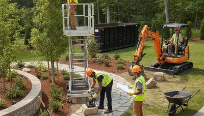 Landscape design for Allen, TX tree service by Arbor Tree Care