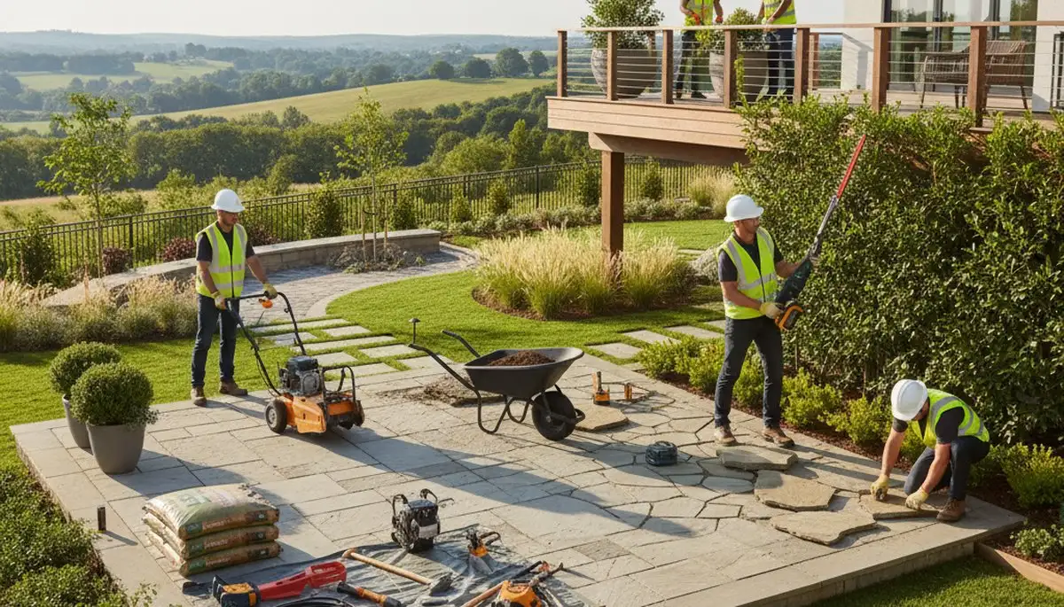 Arbor Tree Care landscape design services in Allen, TX for a custom yard plan