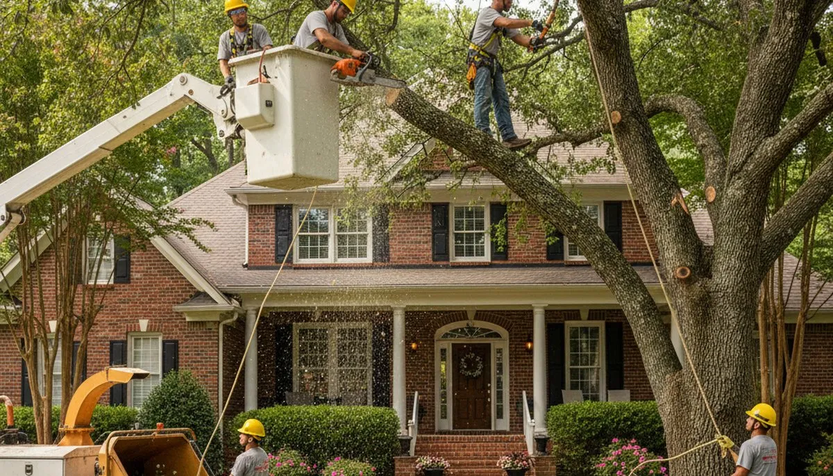 Tree service crew in Allen, TX providing professional trimming and removal services