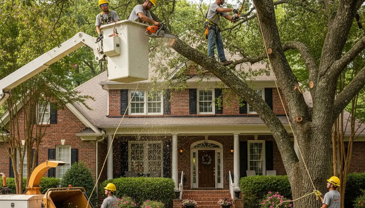 Tree service crew in Allen, TX providing professional trimming and removal services