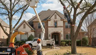 Tree service team serving Allen, TX with professional tree care and removal services